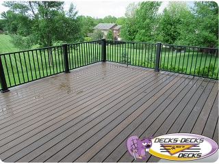 Trex TimberTech Aluminum Lights Omaha Deck