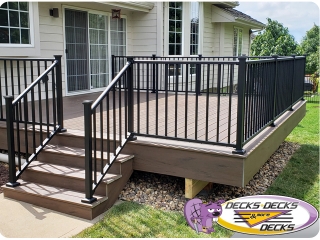 Trex TimberTech Brown deck Omaha